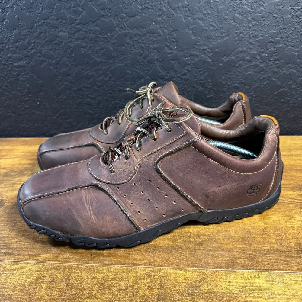 Timberland 56501 Brown Leather Oxford Shoes Mens 13M
